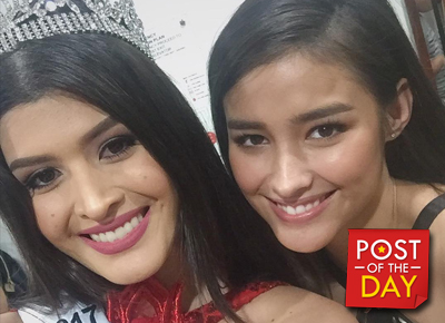 Miss International Philippines 2017 Maria Angelica De Leon meets lookalike Liza Soberano