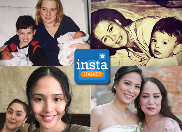Celebrities proudly show off their moms on Mother's Day
