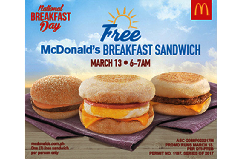 McDonald's celebrates National Breakfast Day on March 13 with Enrique