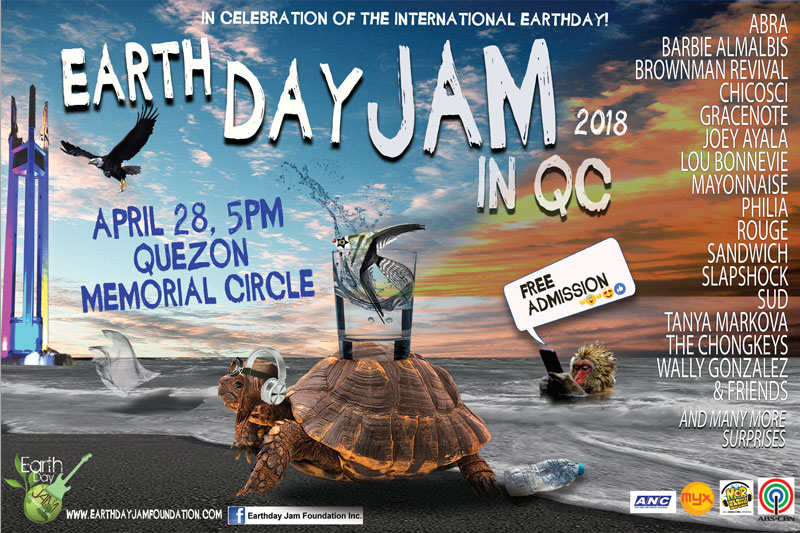 Earthdayjam 2018 Homecoming in QC on April 28 1