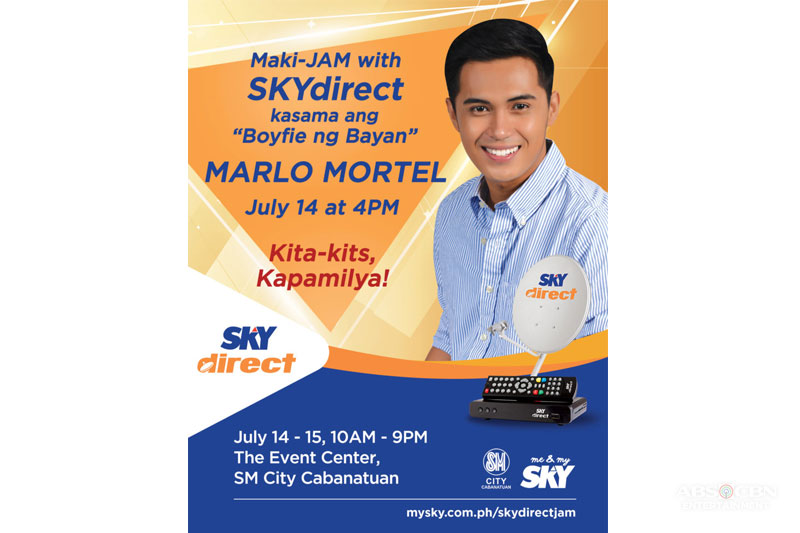 Makisaya kasama ang Boyfie Ng Bayan Marlo Mortel sa SKYdirect Jam sa SM City Cabanatuan 1