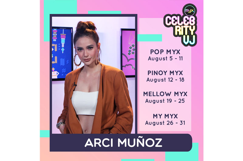 Celebrity VJ Arci rocks MYX this August 1