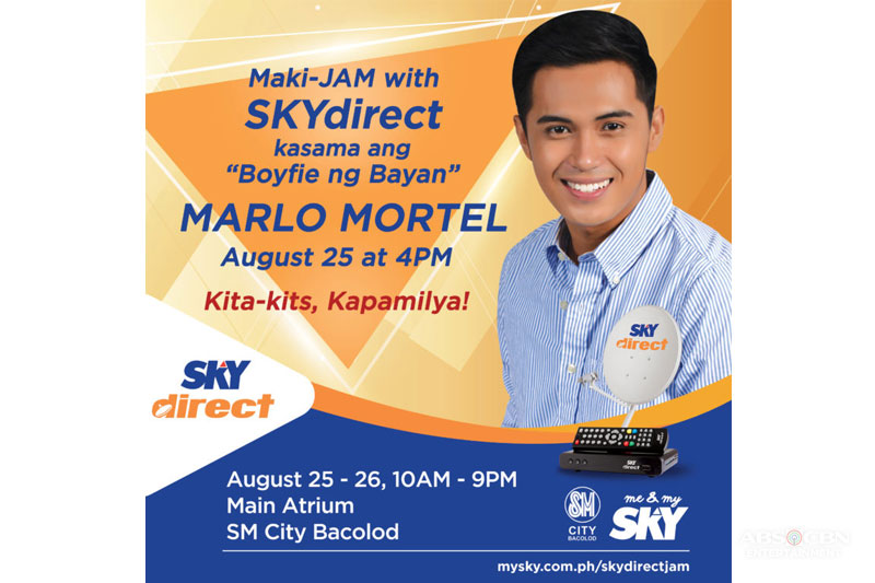 SKYdirect Jam brings Boyfie ng Bayan Marlo Mortel to SM City Bacolod 1