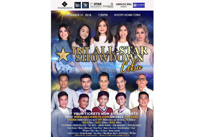 TNT singers bring historic all star showdown to Cebu this September 1