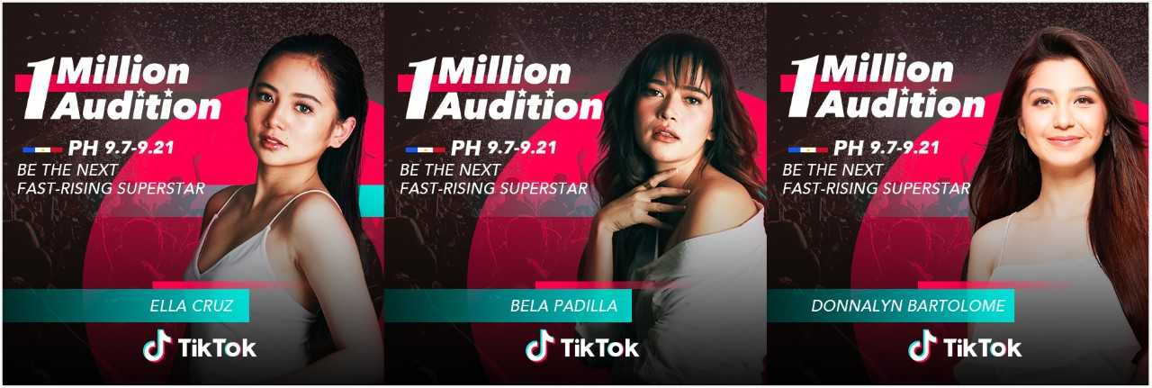 Bela Padilla Ella Cruz Donnalyn Bartolome lead TikTok s 1 Million Audition in the Philippines 1