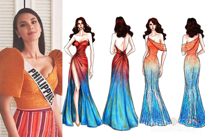 Mga gown na posibleng isuot ni Catriona Gray sa coronation ng Miss Universe, ipinasilip